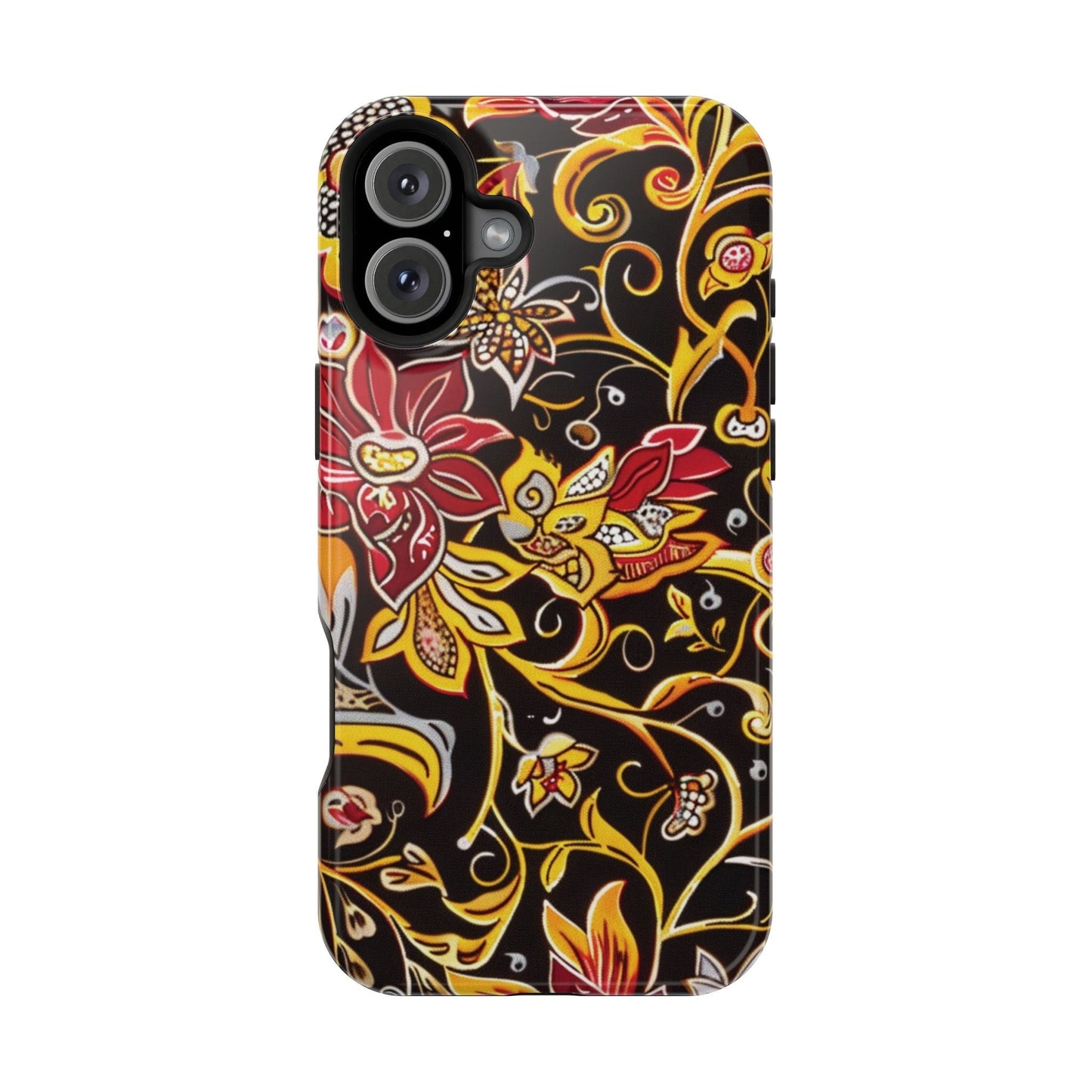 Floral Filigree Magnetic Impact Phone Case - DIGITAL X