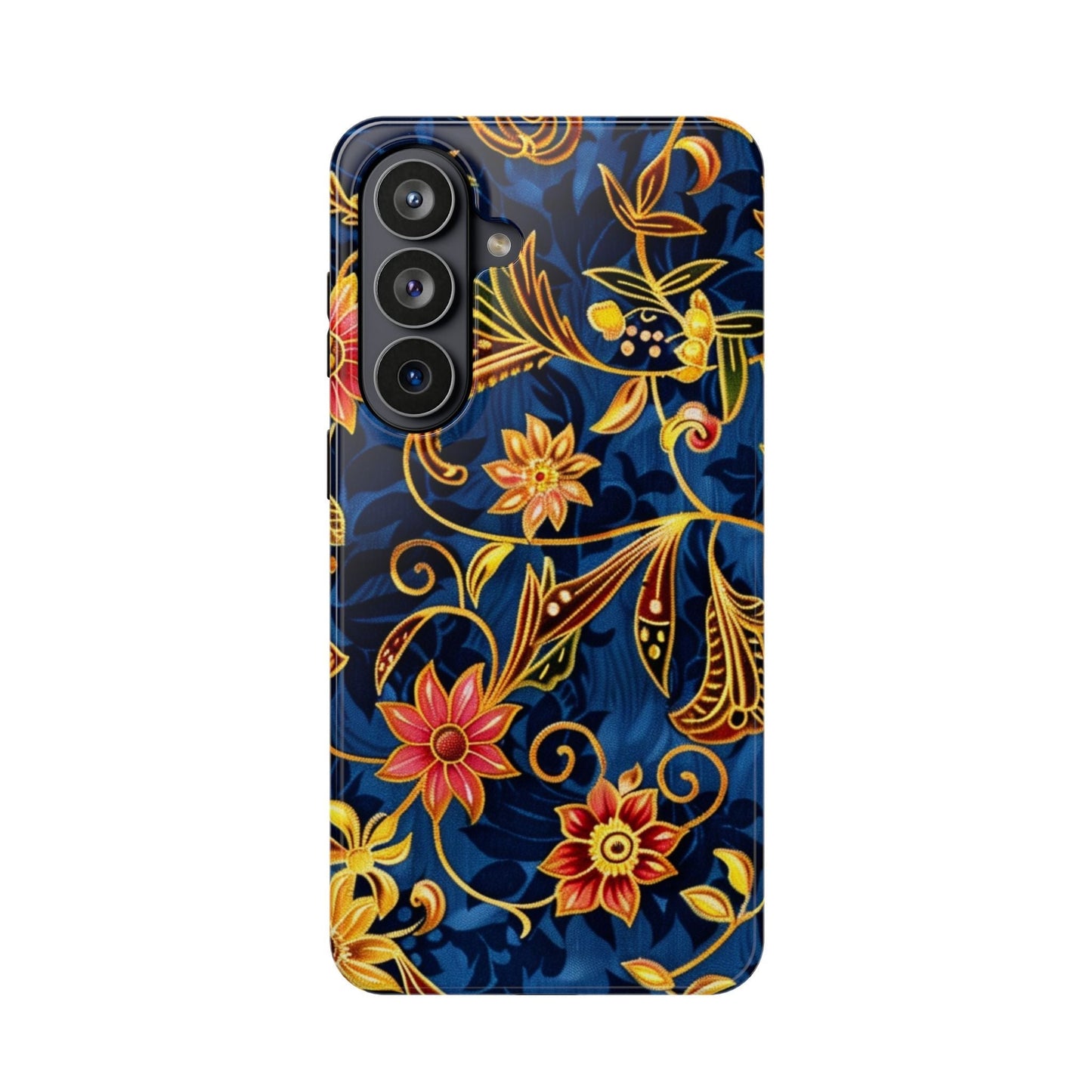 Floral Filigree Magnetic Phone Case — Impact - Resistant Decorative Cover - DIGITAL X