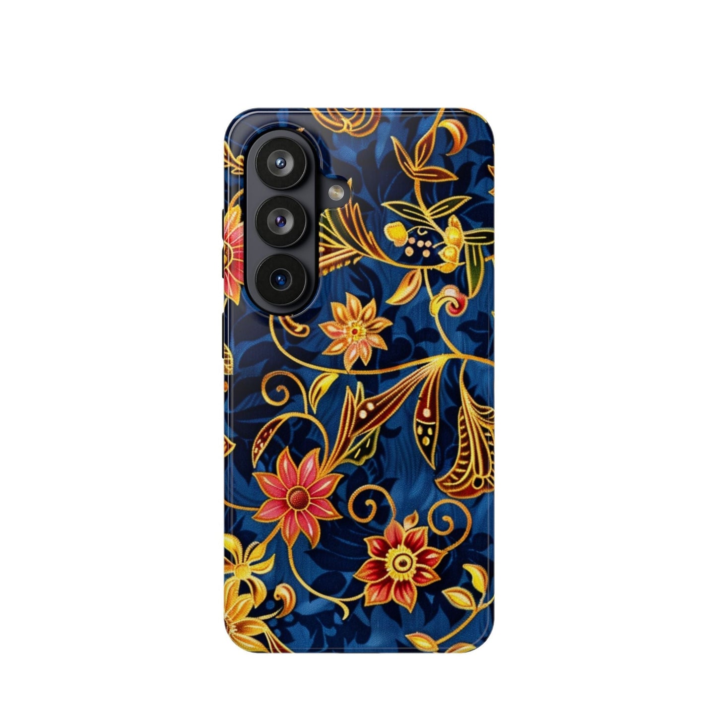 Floral Filigree Magnetic Phone Case — Impact - Resistant Decorative Cover - DIGITAL X