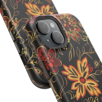 Floral Folklore Magnetic Impact - Resistant Phone Case - DIGITAL X