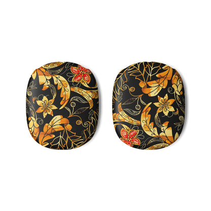 Floral Gold Paisley AirPods Max Case — Decorative Protective Earcup Skins - DIGITAL X