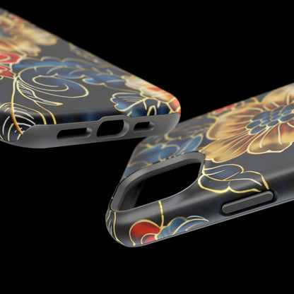 Floral Gold - Trim Magnetic Impact Phone Case - DIGITAL X