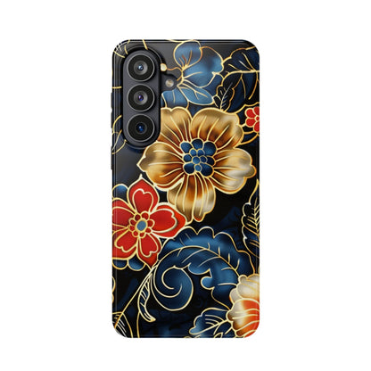 Floral Gold - Trim Magnetic Impact Phone Case - DIGITAL X