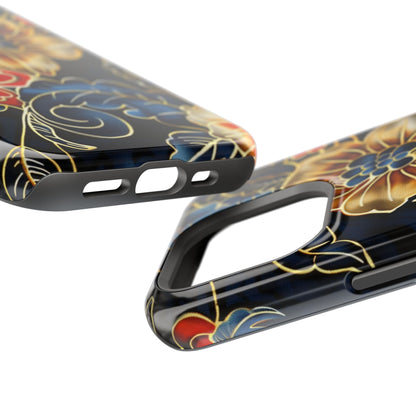 Floral Gold - Trim Magnetic Impact Phone Case - DIGITAL X