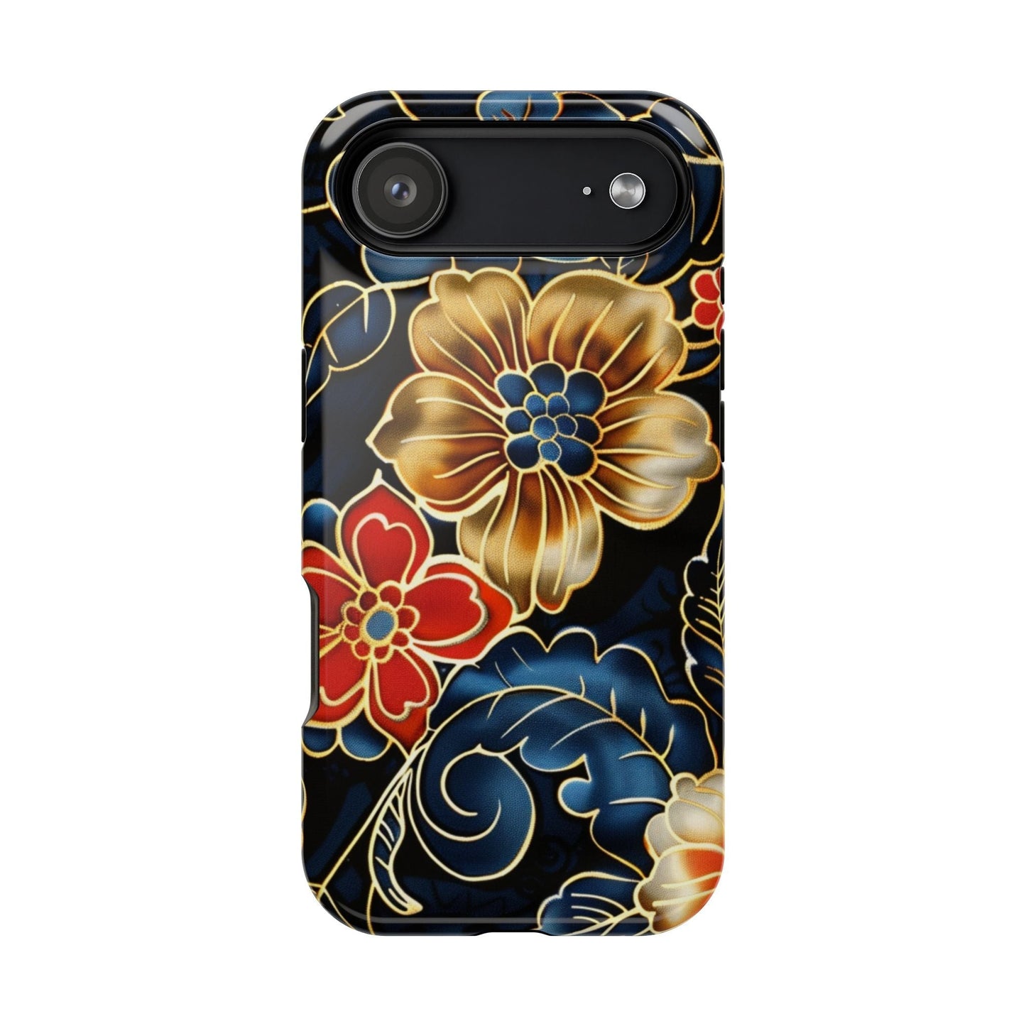 Floral Gold - Trim Magnetic Impact Phone Case - DIGITAL X