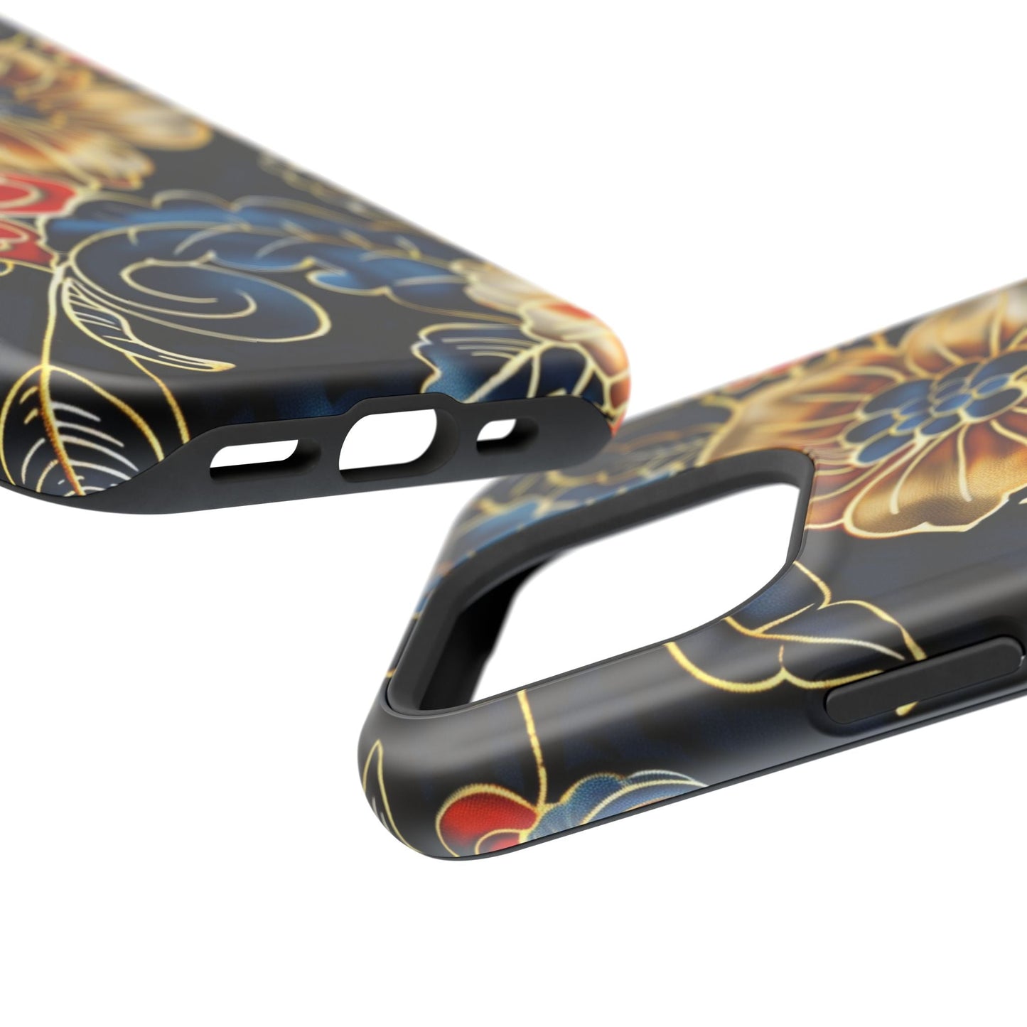 Floral Gold - Trim Magnetic Impact Phone Case - DIGITAL X
