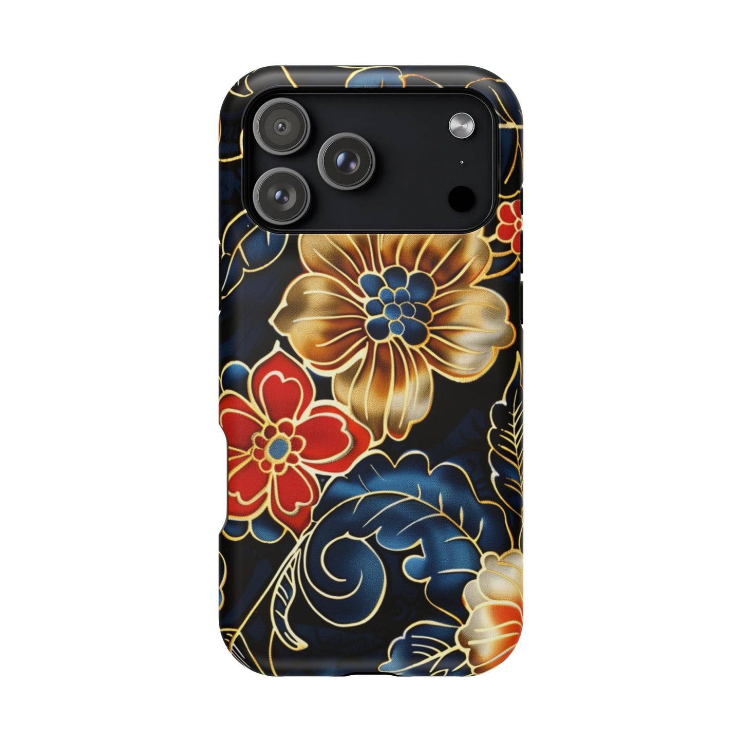Floral Gold - Trim Magnetic Impact Phone Case - DIGITAL X