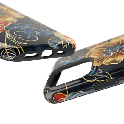 Floral Gold - Trim Magnetic Impact Phone Case - DIGITAL X