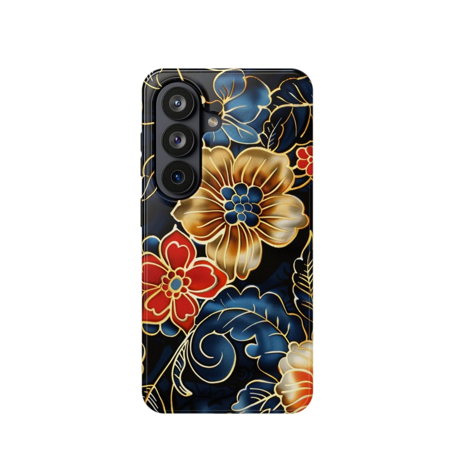 Floral Gold - Trim Magnetic Impact Phone Case - DIGITAL X