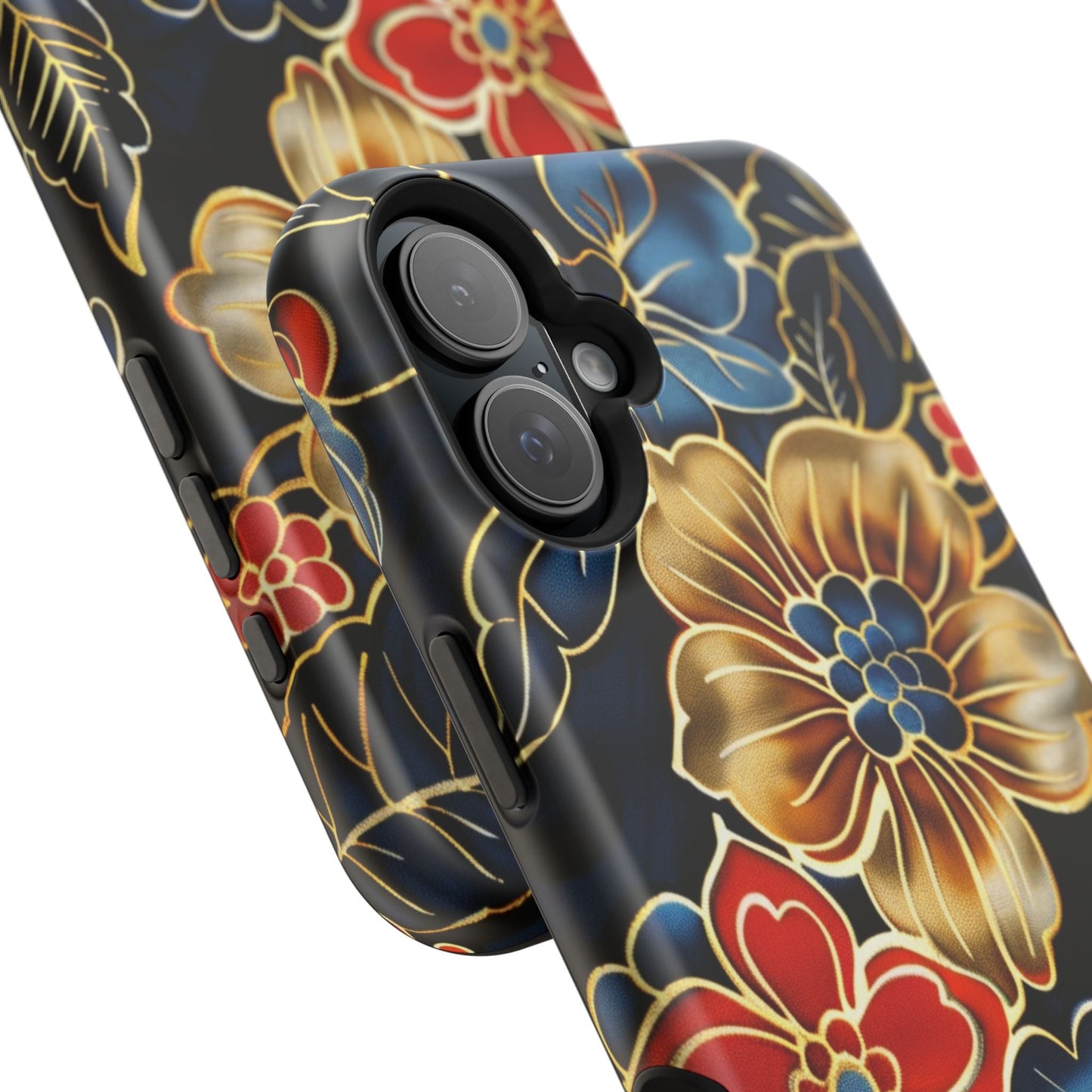 Floral Gold - Trim Magnetic Impact Phone Case - DIGITAL X