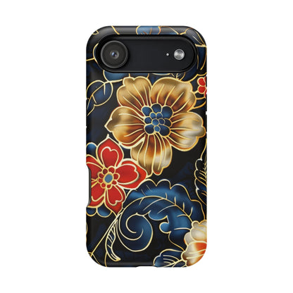 Floral Gold - Trim Magnetic Impact Phone Case - DIGITAL X