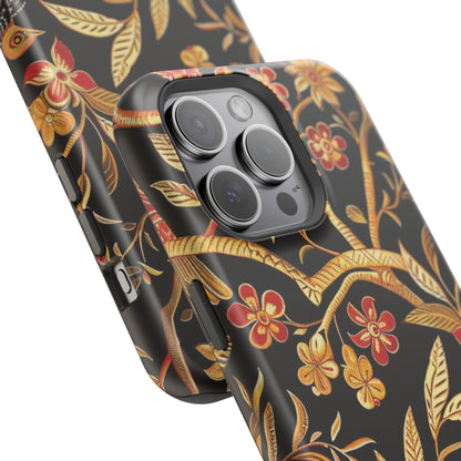 Floral Gold Vine Phone Case — Magnetic Impact - Resistant Case - DIGITAL X