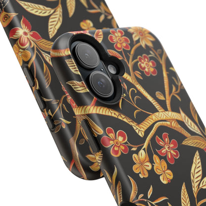 Floral Gold Vine Phone Case — Magnetic Impact - Resistant Case - DIGITAL X