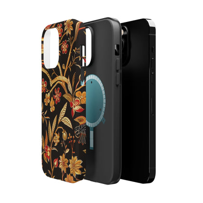 Floral Gold Vine Phone Case — Magnetic Impact - Resistant Case - DIGITAL X