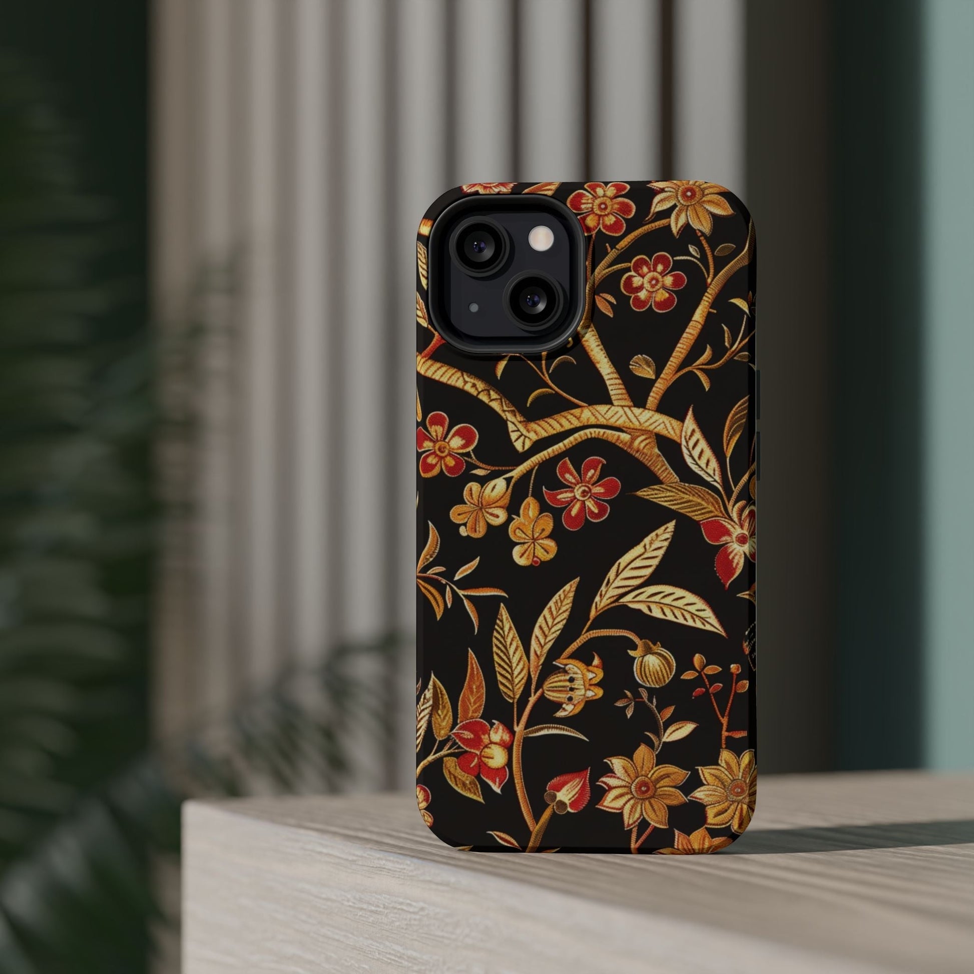 Floral Gold Vine Phone Case — Magnetic Impact - Resistant Case - DIGITAL X