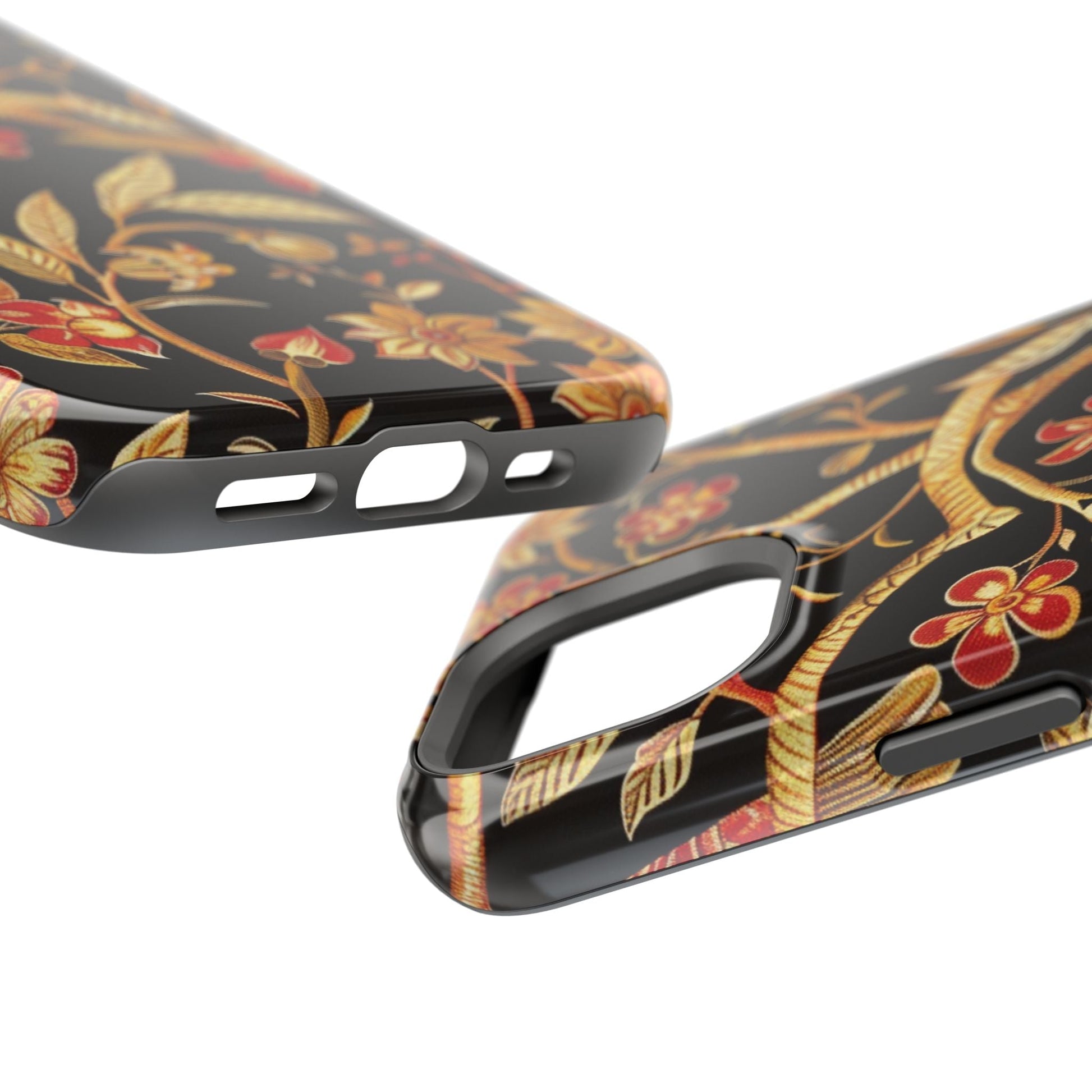 Floral Gold Vine Phone Case — Magnetic Impact - Resistant Case - DIGITAL X