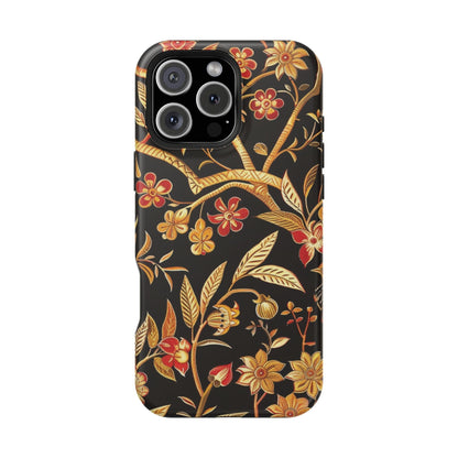 Floral Gold Vine Phone Case — Magnetic Impact - Resistant Case - DIGITAL X