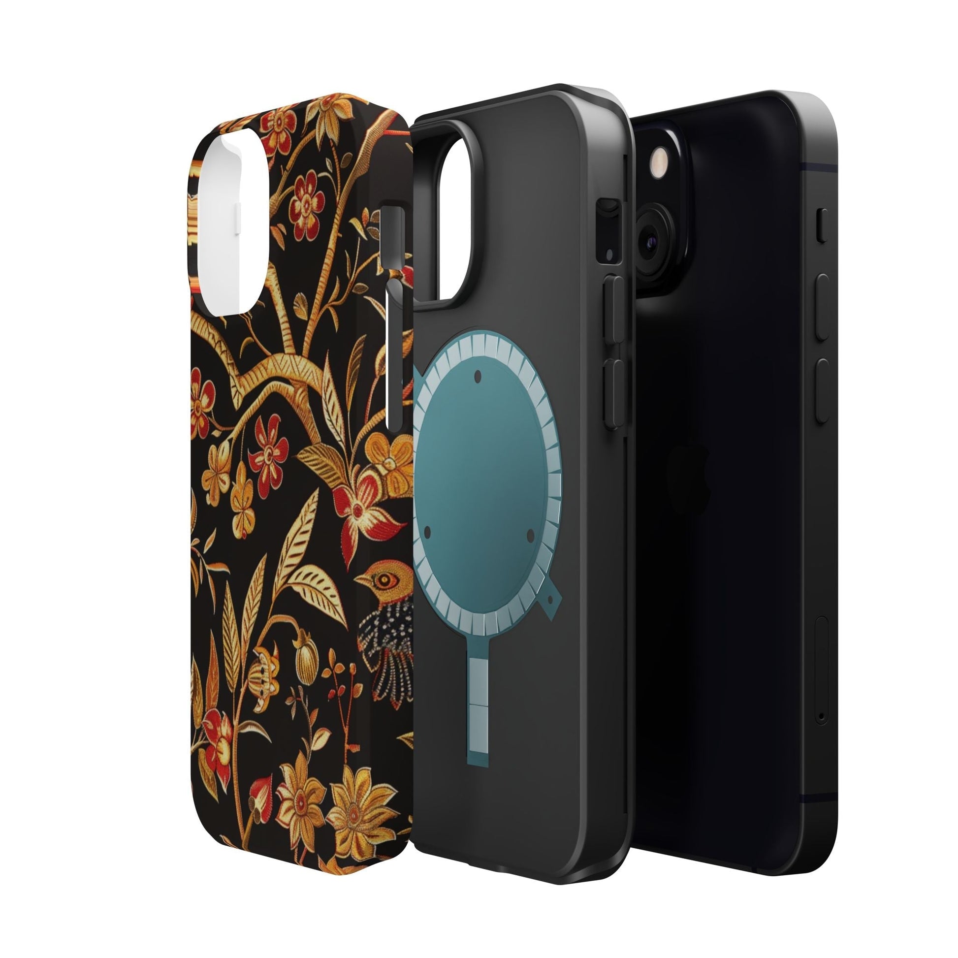 Floral Gold Vine Phone Case — Magnetic Impact - Resistant Case - DIGITAL X
