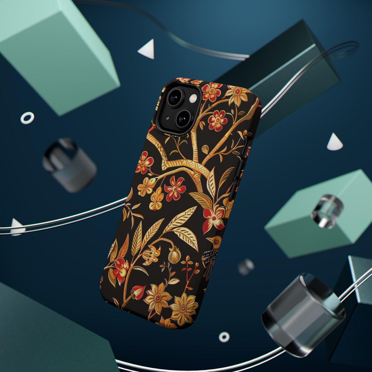 Floral Gold Vine Phone Case — Magnetic Impact - Resistant Case - DIGITAL X
