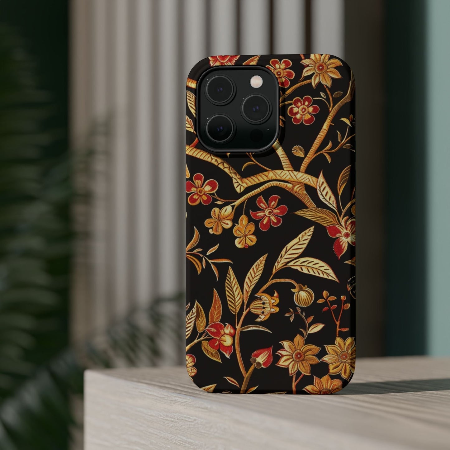 Floral Gold Vine Phone Case — Magnetic Impact - Resistant Case - DIGITAL X