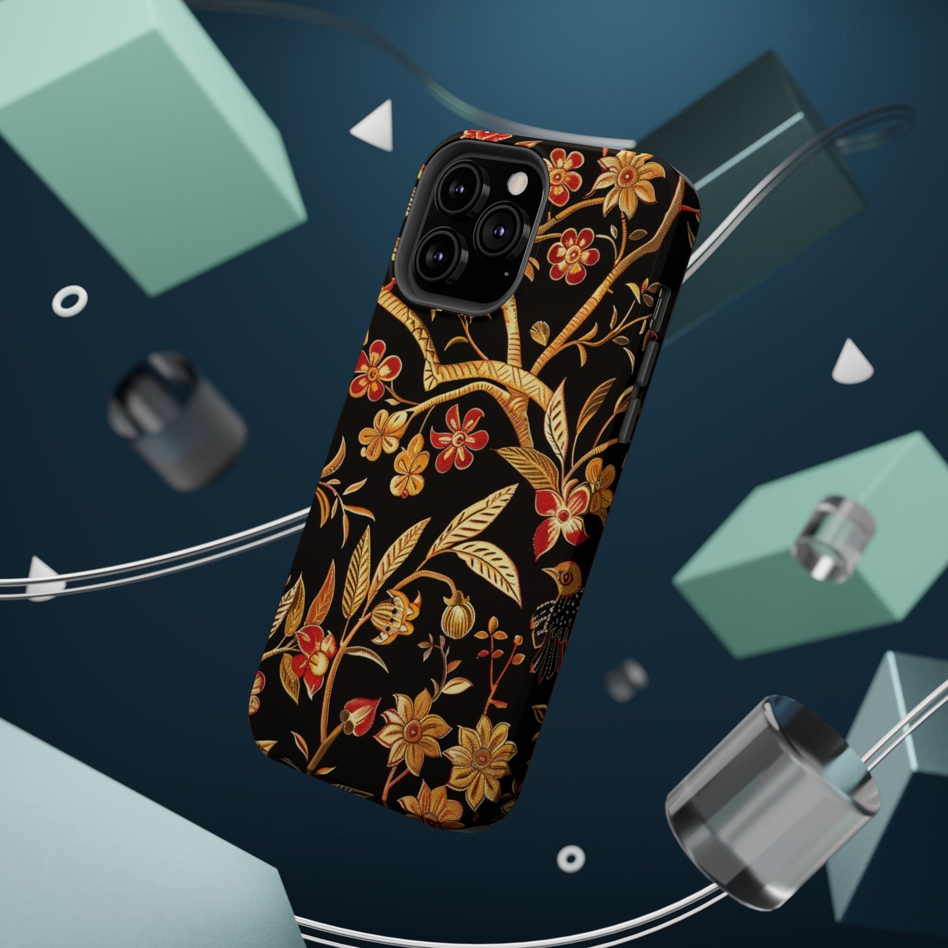 Floral Gold Vine Phone Case — Magnetic Impact - Resistant Case - DIGITAL X