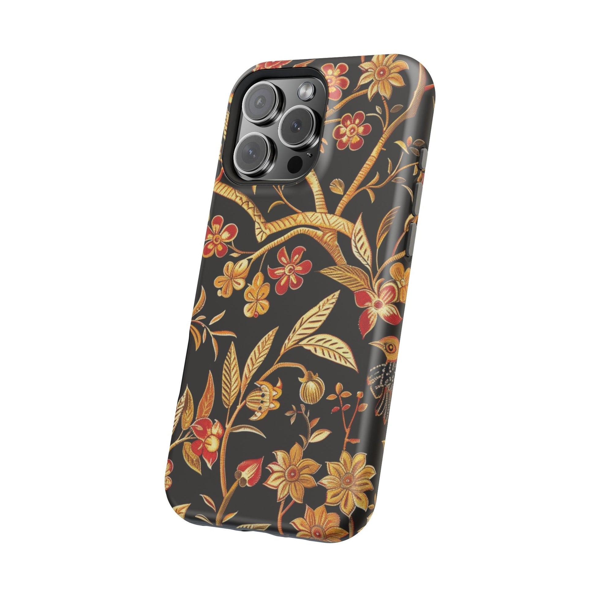 Floral Gold Vine Phone Case — Magnetic Impact - Resistant Case - DIGITAL X