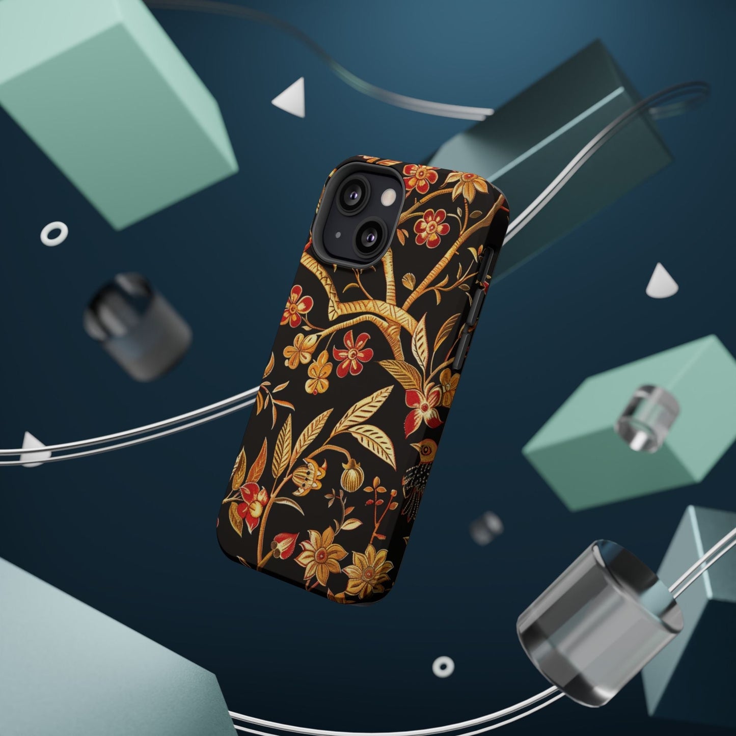 Floral Gold Vine Phone Case — Magnetic Impact - Resistant Case - DIGITAL X
