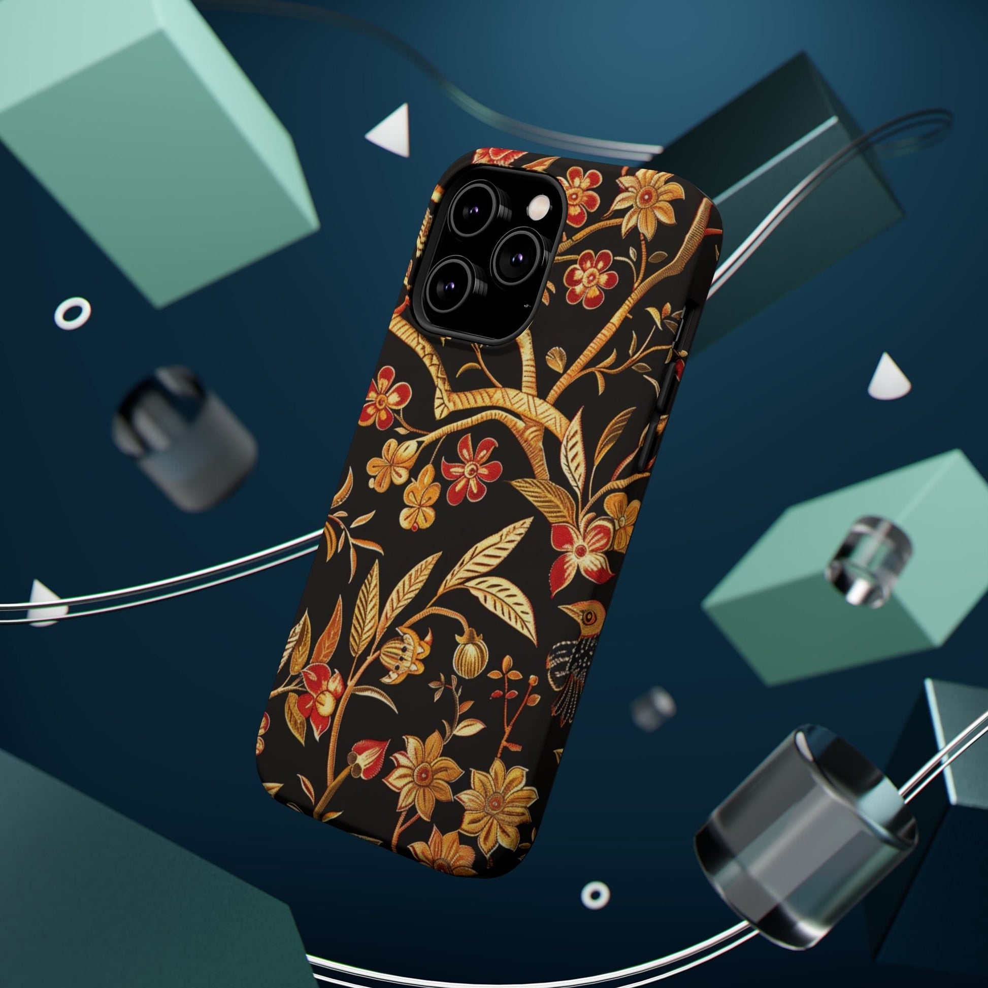 Floral Gold Vine Phone Case — Magnetic Impact - Resistant Case - DIGITAL X