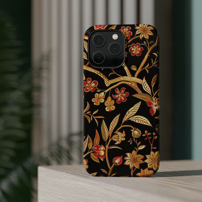 Floral Gold Vine Phone Case — Magnetic Impact - Resistant Case - DIGITAL X