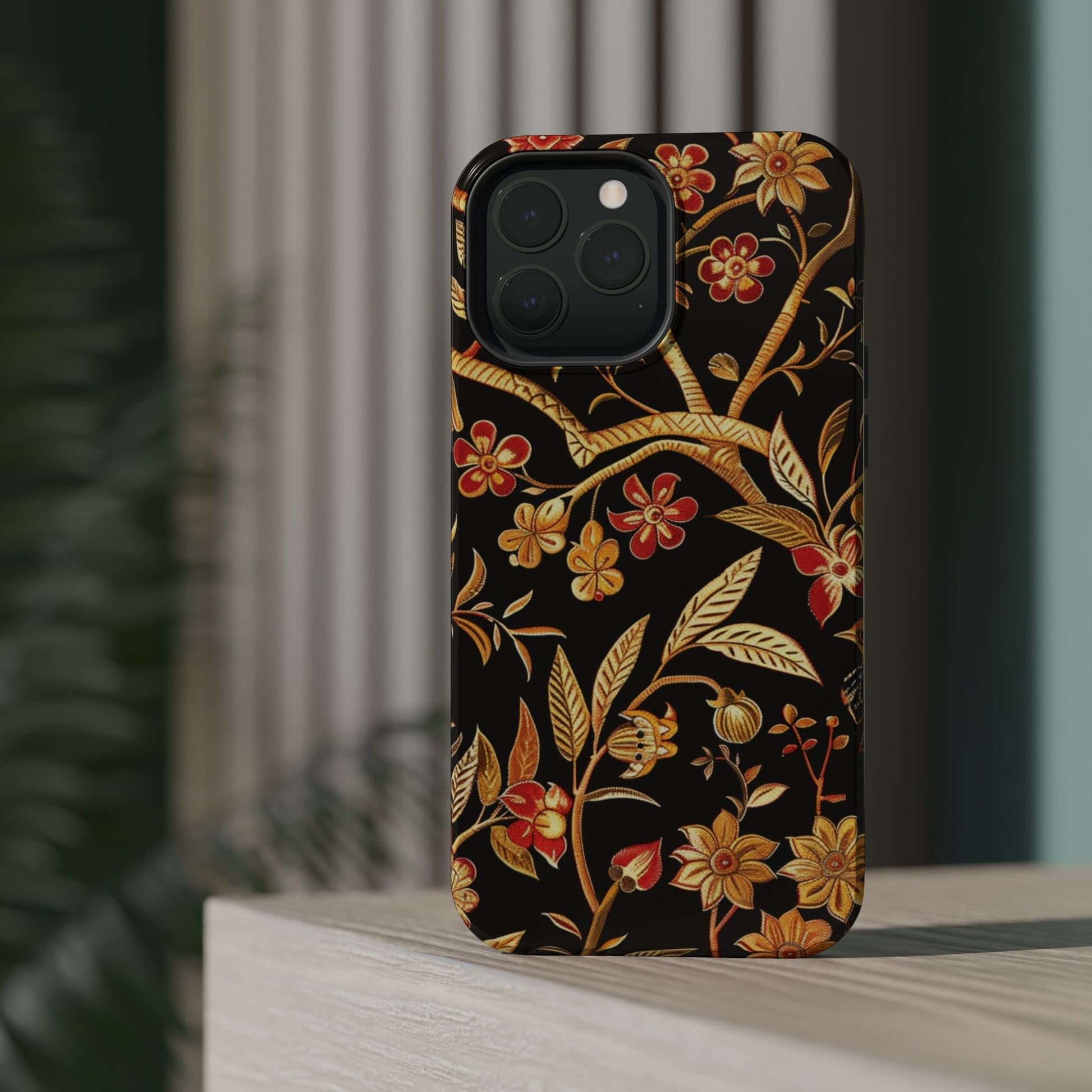 Floral Gold Vine Phone Case — Magnetic Impact - Resistant Case - DIGITAL X