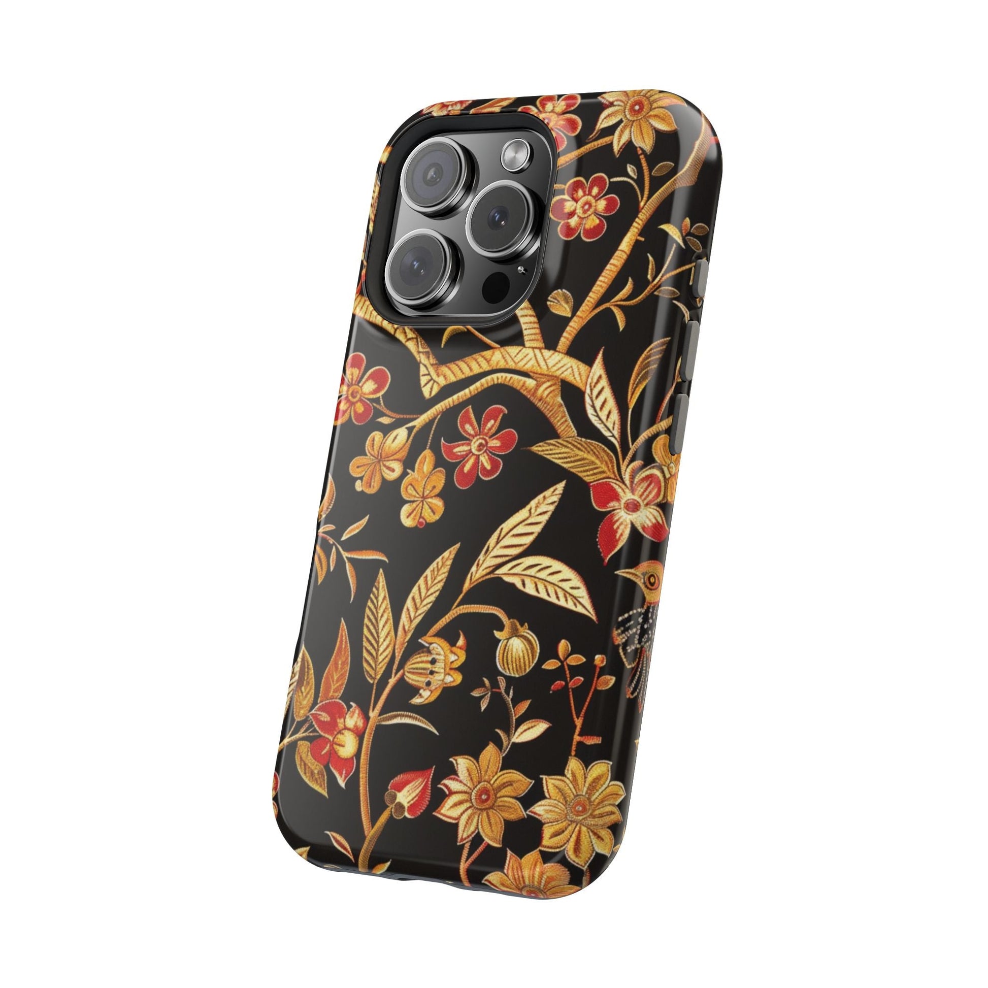 Floral Gold Vine Phone Case — Magnetic Impact - Resistant Case - DIGITAL X