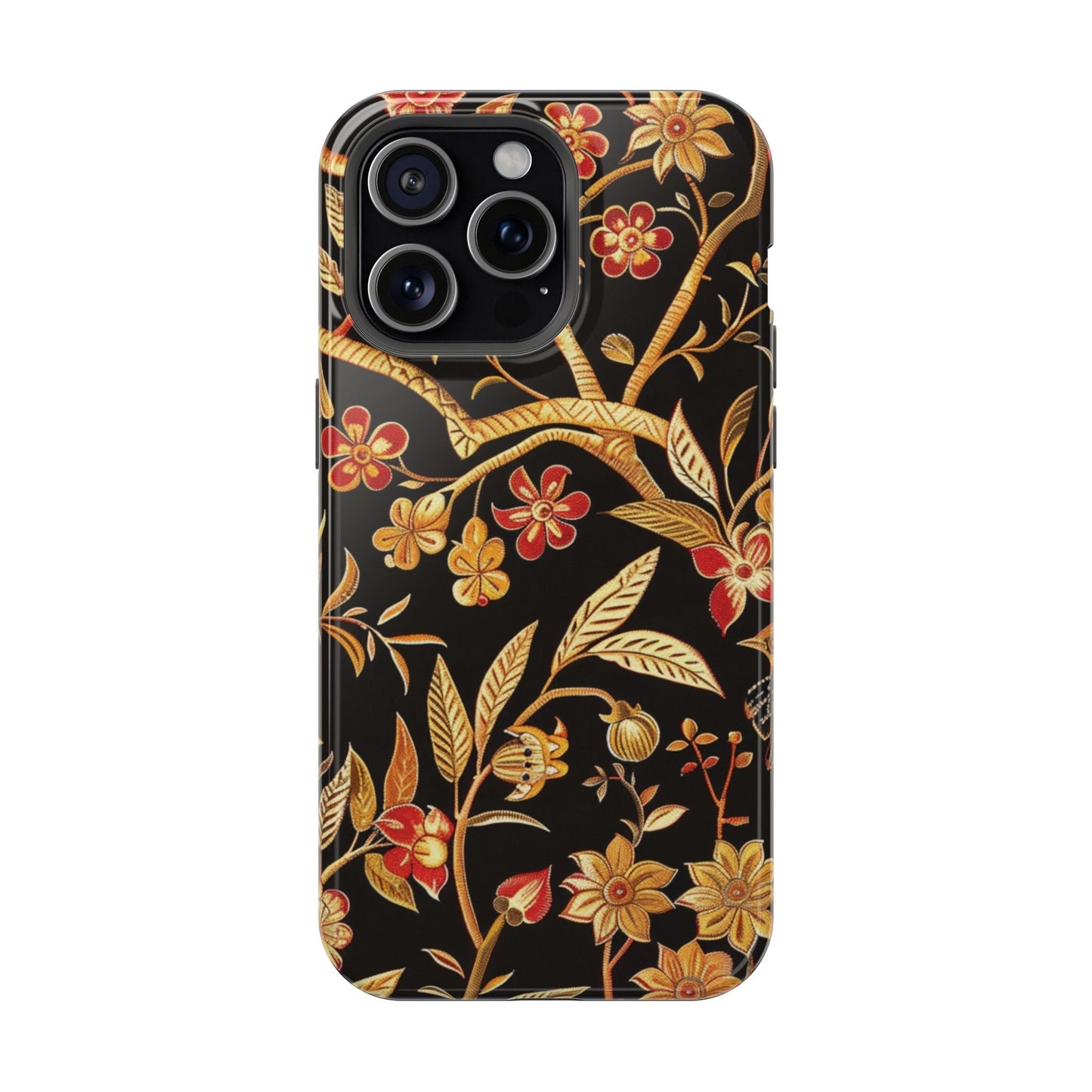 Floral Gold Vine Phone Case — Magnetic Impact - Resistant Case - DIGITAL X