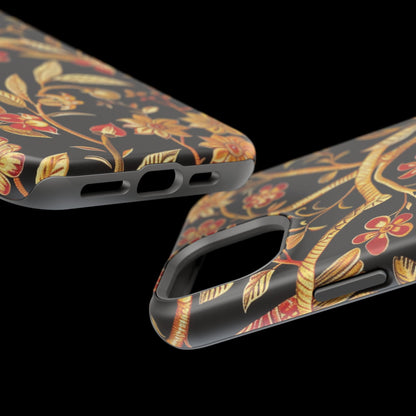 Floral Gold Vine Phone Case — Magnetic Impact - Resistant Case - DIGITAL X