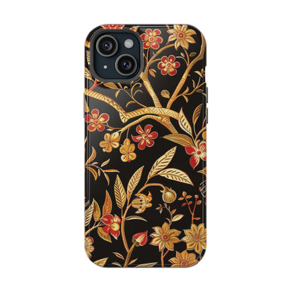 Floral Gold Vine Phone Case — Magnetic Impact - Resistant Case - DIGITAL X