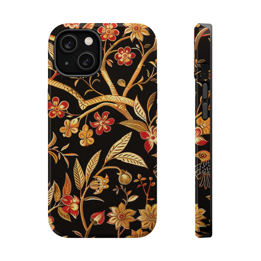 Floral Gold Vine Phone Case — Magnetic Impact - Resistant Case - DIGITAL X