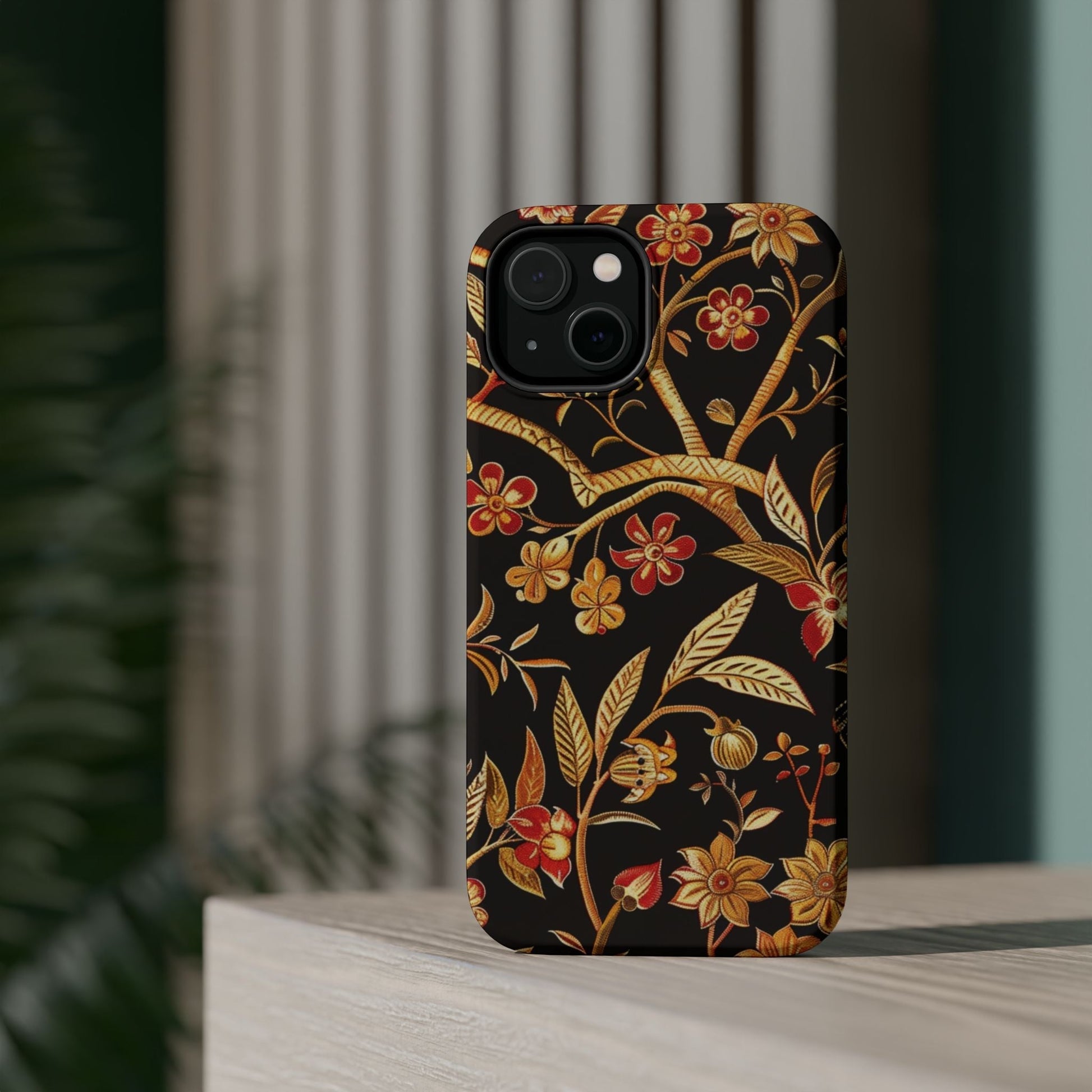 Floral Gold Vine Phone Case — Magnetic Impact - Resistant Case - DIGITAL X