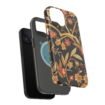 Floral Gold Vine Phone Case — Magnetic Impact - Resistant Case - DIGITAL X