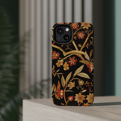Floral Gold Vine Phone Case — Magnetic Impact - Resistant Case - DIGITAL X