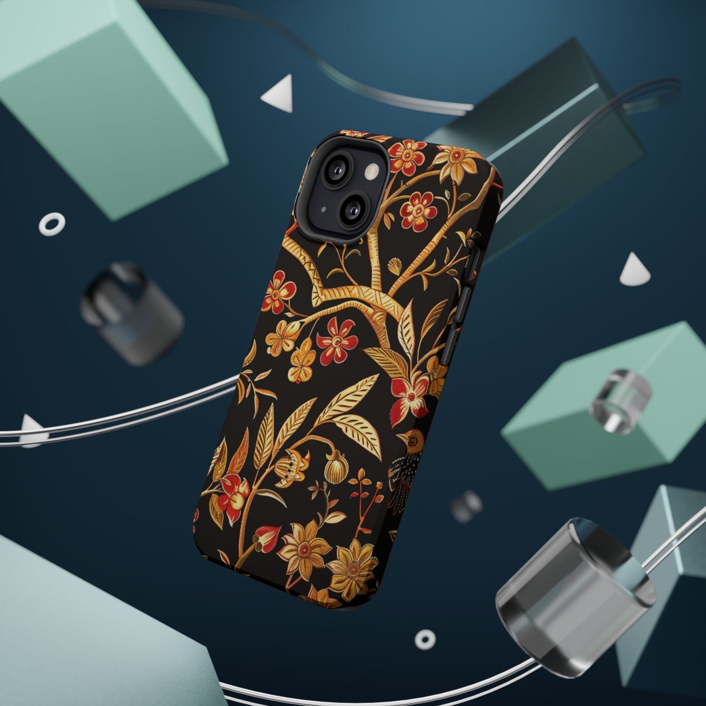 Floral Gold Vine Phone Case — Magnetic Impact - Resistant Case - DIGITAL X
