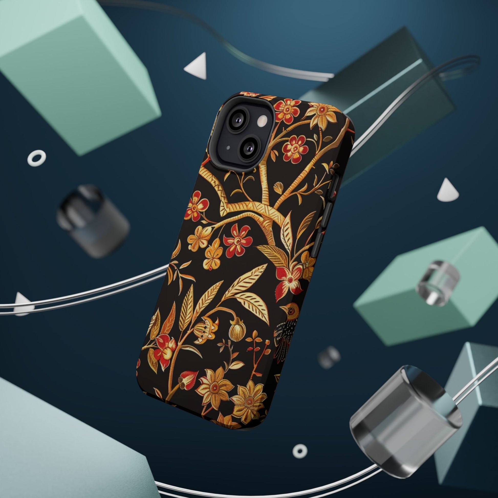 Floral Gold Vine Phone Case — Magnetic Impact - Resistant Case - DIGITAL X