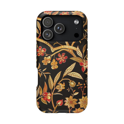 Floral Gold Vine Phone Case — Magnetic Impact - Resistant Case - DIGITAL X