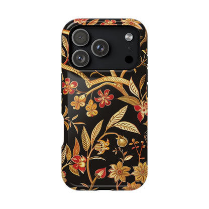 Floral Gold Vine Phone Case — Magnetic Impact - Resistant Case - DIGITAL X