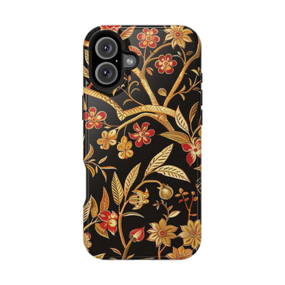 Floral Gold Vine Phone Case — Magnetic Impact - Resistant Case - DIGITAL X