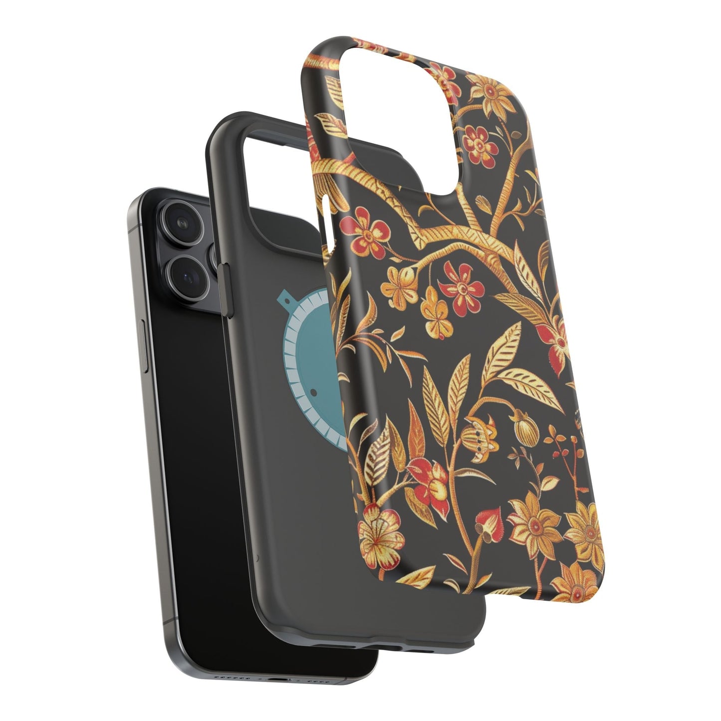 Floral Gold Vine Phone Case — Magnetic Impact - Resistant Case - DIGITAL X