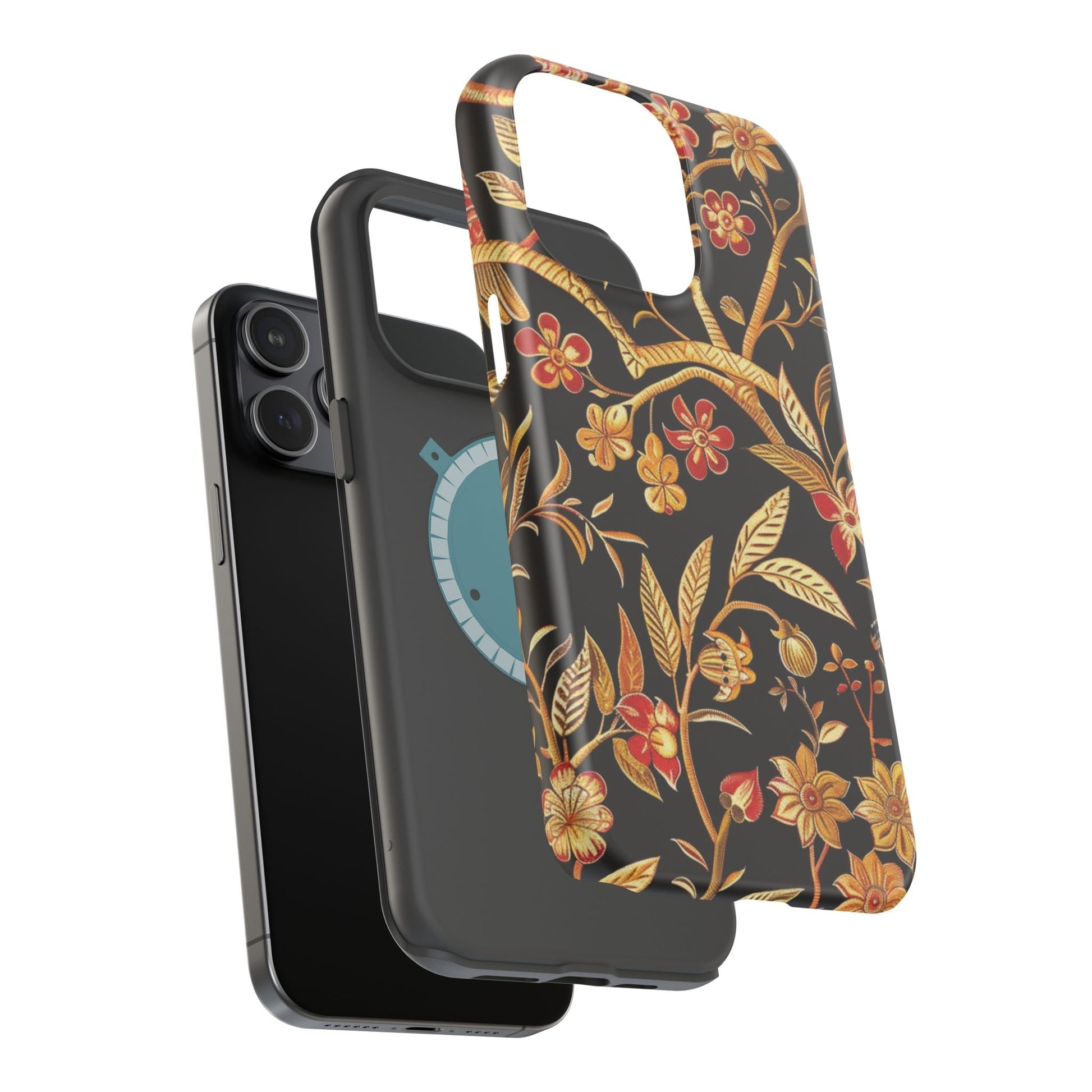 Floral Gold Vine Phone Case — Magnetic Impact - Resistant Case - DIGITAL X