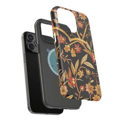 Floral Gold Vine Phone Case — Magnetic Impact - Resistant Case - DIGITAL X