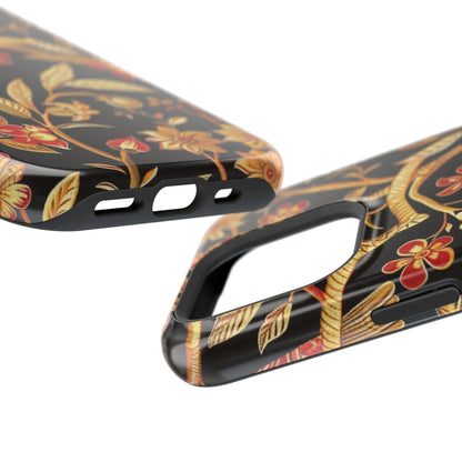 Floral Gold Vine Phone Case — Magnetic Impact - Resistant Case - DIGITAL X