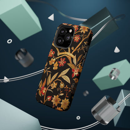 Floral Gold Vine Phone Case — Magnetic Impact - Resistant Case - DIGITAL X
