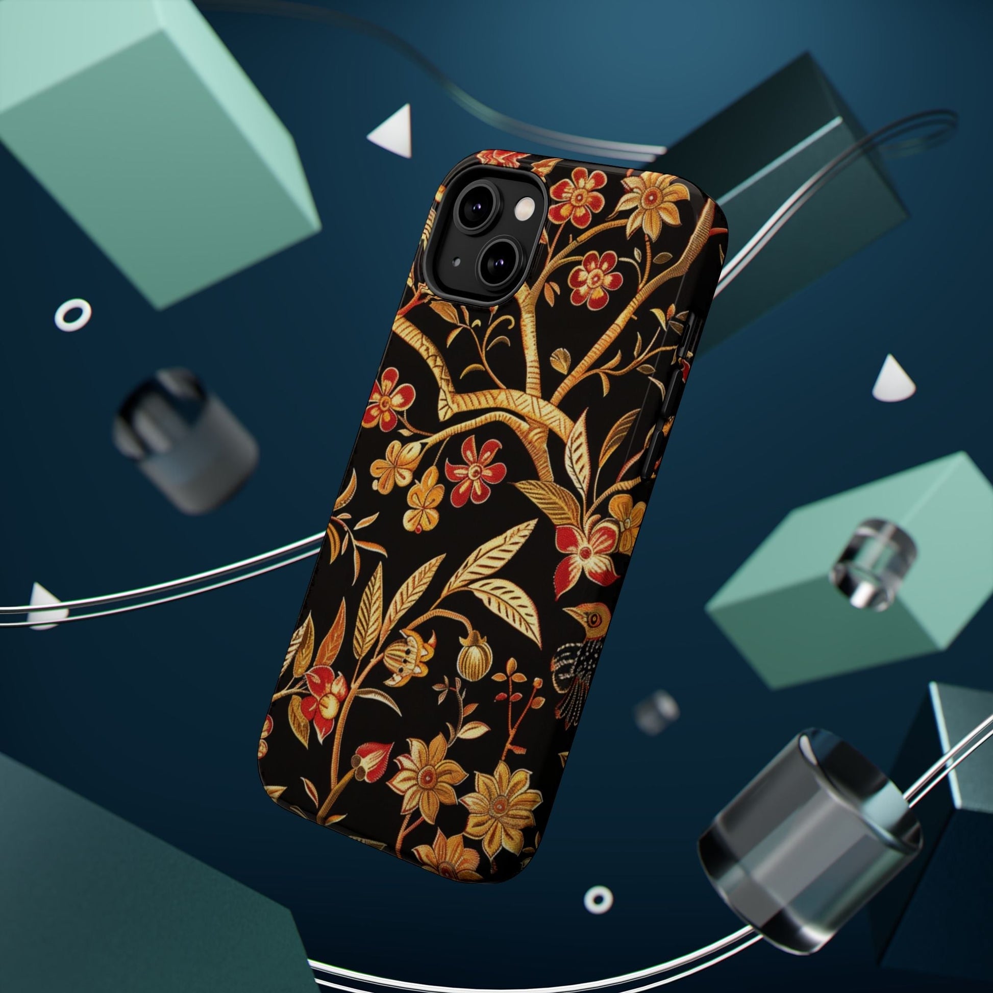 Floral Gold Vine Phone Case — Magnetic Impact - Resistant Case - DIGITAL X