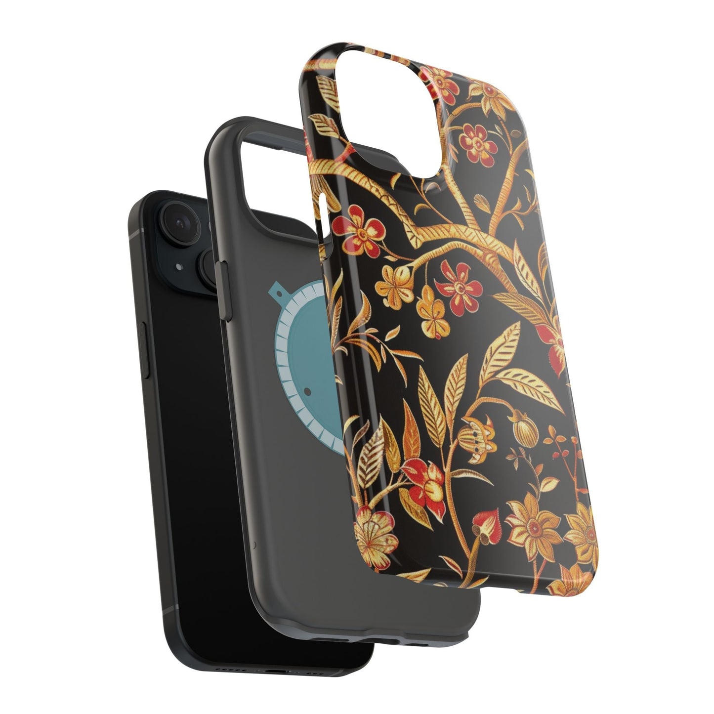 Floral Gold Vine Phone Case — Magnetic Impact - Resistant Case - DIGITAL X